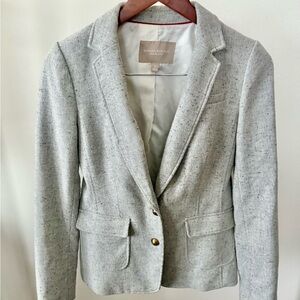 Banana Republic Women's Light Gray Blazer